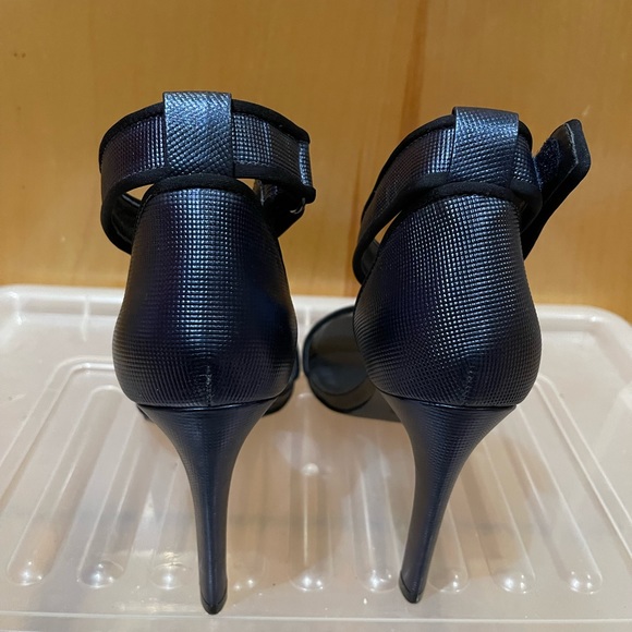 Dark blue stiletto heels size 10 - Picture 3 of 7